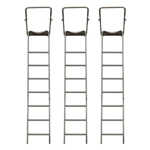 Échelle de chasse pliable en aluminium portable avec siège de sécurité pour la chasse au cerf - Product Image 2