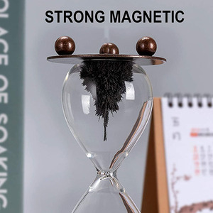 Reloj <span class=keywords><strong>de</strong></span> arena <span class=keywords><strong>de</strong></span> <span class=keywords><strong>un</strong></span> <span class=keywords><strong>minuto</strong></span> con imán negro, Base <span class=keywords><strong>de</strong></span> hierro en polvo y Metal, <span class=keywords><strong>temporizador</strong></span> <span class=keywords><strong>de</strong></span> arena <span class=keywords><strong>de</strong></span> cristal soplado a mano para el hogar - Product Image 6