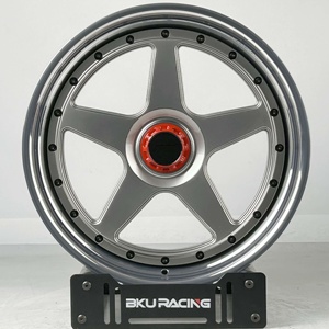 Rines BZY Forjados 5x114.3 de 17, 18 y 19 Pulgadas en Gris, para Autos de Carreras, Compatibles con JDM <span class=keywords><strong>Subaru</strong></span> <span class=keywords><strong>Impreza</strong></span> <span class=keywords><strong>Sti</strong></span> BRZ GT86 Supra Wrc Wrx - Product Image 5