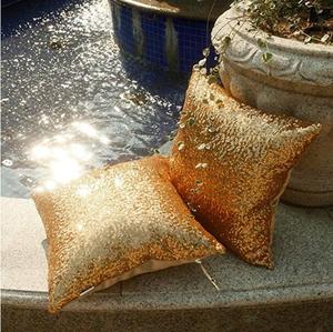 Glitter <strong>Sequins</strong> <strong>Cushion</strong> Cover Solid Color Throw Pillow Case Cafe Home Decor Covers Decorative Wholesale Bulk Customized 45x45 - Product Image 5