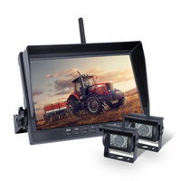 Caméra sans fil arrière arrière voiture caméra 1080P sans fil moniteur voiture Van camion IR inversion caméra de recul vue arrière système de sécurité