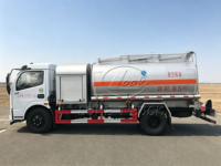 Nouveau camion-citerne à carburant léger 4x2 en alliage d'aluminium de 8 mètres cubes pour l'aviation générale