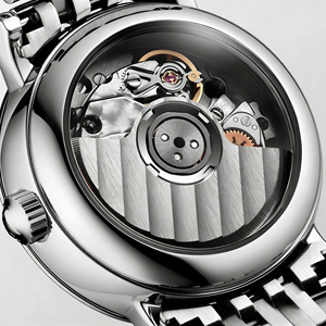 Reloj de Vestir Elegante para Mujer con Bisel de Diamantes, Esfera de Nácar, Ventana de Fecha, Brazalete de Acero Inoxidable, Movimiento de Cuarzo de Precisión Longinesing - Product Image 5