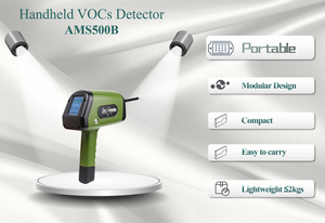 A.M.S. Detector de COV Portátil Inteligente AMS500B de Alta Precisión con Doble Bomba y Batería de Larga Duración para Uso Industrial - Product Image 3