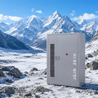 Sistem Penyimpanan Energi Industri 261kWh 125kW Ketinggian Tinggi 380V 50Hz Pendingin Cairan Peak Shaving BESS untuk Stasiun Kereta Gantung