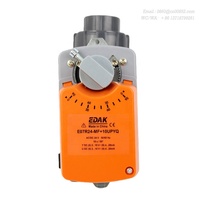 EDAK 4-20mA 0-10V Vannes de commande motorisées modulantes Vanne à boisseau sphérique en plastique UPVC 1/2in-2in 24V 220V Systèmes CVC Tuyaux d'eau de ferme