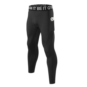 Men's Solid Skinny Sports Pants Fitness Running <strong>Training</strong> <strong>Trousers</strong> Breathable Quick-drying Stretch Moisture Wicking Side Pockets - Product Image 6