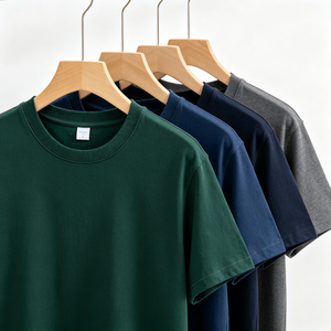 เสื้อยืดคอกลมทรงปกติ ยูนิเซ็กซ์ ผ้าฝ้าย 100% 220gsm ขายส่งจำนวนมาก ปักลายสำหรับแฟชั่นสไตล์ลำลอง - Product Image 2