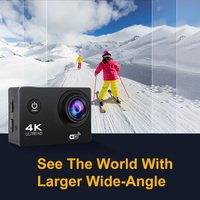 Caméra d'Action Professionnelle Anti-Secousse Ultra HD Nouvelle 4K Meilleure 1080P Étanche pour Sports de Plein Air