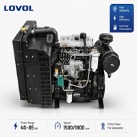 Moteur diesel industriel robuste SCDC LOVOL série 1004, 44-94 kW, 1500/1800 tr/min, 4 cylindres en ligne, 4 temps, pour applications de puissance