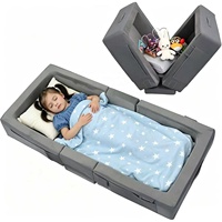Multifunktionales Vakuum-Kompressions-Lounger im neuen Design, Reise-Klappbett, Bodenbett, Couch, Schlafsofa für Kinder und Kleinkinder, für Camping im Freien