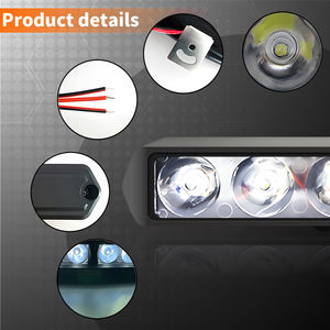 Faro LED de 6 pulgadas y 18W con 12000lm, proyector de lente, luz de trabajo, 6 LEDs, para motocicleta, 12V, forma de bombilla H4, 6000K, ajuste universal, ¡Gran Venta! - Product Image 4