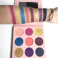 Palette de fards à paupières 12 couleurs hautement pigmentée, longue tenue, marque privée, OEM, vente en gros, DIY
