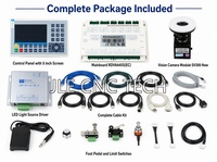 Panneau de commande JLE CNC TECH Ruida RDV6445G avec vision CCD pour la positionnement de marquage laser, pièces de machine de gravure CO2