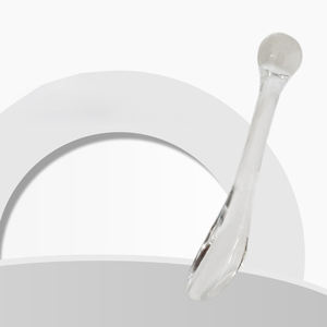 Cuchara de crema facial acrílica de Venta caliente, barra de Crema para Ojos faciales, barra de masaje transparente, cuchara de maquillaje transparente - Product Image 3