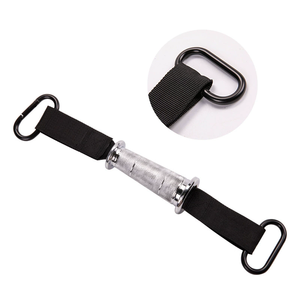<strong>Flying</strong> Bird Clip for Fitness Aluminum Alloy Cone Rope Grip Chest Handle for Biceps Curl Triceps Downward <strong>Press</strong> Metallic - Product Image 3