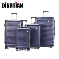 4PCS Grande Capacité ABS Trolley Travel Bagages Sets avec Vacuum Bag Spinner Caster Business Suitcase Travel Bags 20/24/28/32inch