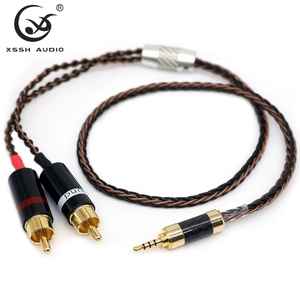Câble d'extension et de mise à niveau <span class=keywords><strong>HIFI</strong></span> pour haut-parleur de guitare, audio auxiliaire, <span class=keywords><strong>casque</strong></span> et écouteurs, 8 conducteurs OCC 3,8 mm, XSSH OEM ODM DIY - Product Image 5
