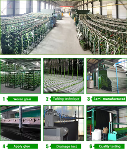 Gazon synthétique réaliste épais et résistant, livraison gratuite, économique, durable, adapté aux balcons, terrain de football, terrain d'entraînement, <span class=keywords><strong>pelouse</strong></span> - Product Image 5