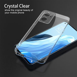 Funda trasera transparente de TPU para móvil, accesorios para <span class=keywords><strong>Oppo</strong></span> Reno 7 <span class=keywords><strong>Pro</strong></span> 5G 4 Lite <span class=keywords><strong>Find</strong></span> <span class=keywords><strong>X5</strong></span> A16K A15 Realme 8i 9 C21Y, 2,0mm - Product Image 3
