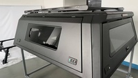 Couvre-coffre en alliage d'aluminium pour Ford F150 2015+ Dodge RAM 1500 Laramie 2019+ Installation sans perçage Clé de coffre à hayon à commande sportive