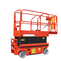 Cissor 16 GMH 16M Rouge Capacité Stable Ciseaux Ascenseur Prix Usine Électrique Mnalifter Mobile Contrôle Facile GMH Manlift Personnes Ascenseur