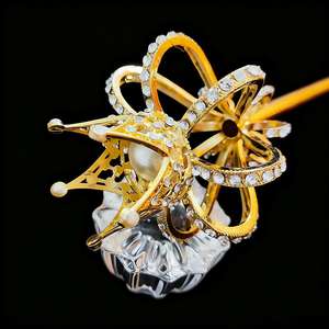 صولجان حفلة موسيقية مطلي بالفضة والذهب بالجملة للأطفال - Product Image 2