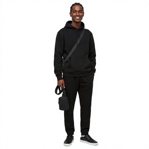 Sweat à capuche pour homme, couleur unie, ample, style streetwear, haute qualité, sur mesure, pull à capuche pour homme - Product Image 1