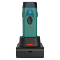 Lecteur de codes-barres CCD 1D sans fil de type poche Xkancode 2.4G et BT, mini scanner de codes-barres sans fil portable