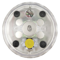 Feux d'avertissement solaires à haute luminosité à longue portée, étanches IP66, à 12 LED magnétiques, options de montage multiples pour la sécurité routière