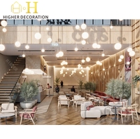 Diseño de Interiores para Cafeterías - Servicio de Renovación de Cafés Comerciales Personalizados (Decoración Rústica Moderna para Tiendas de Café)