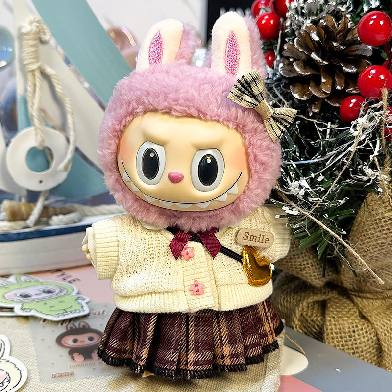 Headwear+Sweater+Shirt+Pleated Skirt+Crossbody Bag