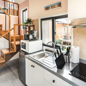 Fertighaus Travel Camper Tiny Home <span class=keywords><strong>Caravan</strong></span> Trailer House auf Rädern zu verkaufen - Product Image 5