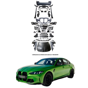 Kit de Conversión de Carrocería Ancha para <span class=keywords><strong>BMW</strong></span> Serie 3 G20 LCI, Actualización 2025, Estilo <span class=keywords><strong>M3</strong></span> G80 LCI, Parachoques, Guardabarros, Capó, Kit de Carrocería - Product Image 1
