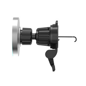 Support de téléphone magnétique N52 puissant en alliage d'aluminium pour voiture, <span class=keywords><strong>chargeur</strong></span> sans fil 360° réglable pour grille d'aération, charge rapide 15W, lumière bleue ambiante - Product Image 2