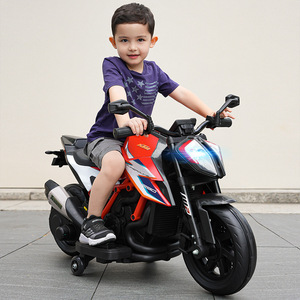 Nueva Motocicleta Eléctrica de Gran Tamaño para Niños de 3 a 10 Años, Coche de Juguete de Plástico Recargable con Motor <span class=keywords><strong>550</strong></span>, Diseño de Dos Ruedas - Product Image 4
