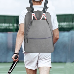 Mochila profesional impermeable para raqueta <span class=keywords><strong>de</strong></span> tenis para hombre con compartimento para zapatos y diseño portátil <span class=keywords><strong>de</strong></span> bolsillo húmedo/seco - Product Image 6