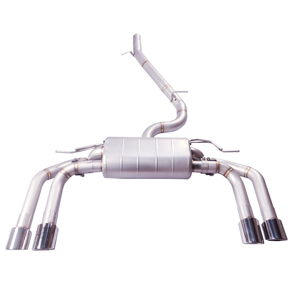 Silencieux d'échappement automobile haute performance OEM pour Audi <span class=keywords><strong>S3</strong></span> 2.0T 2014-2023, en acier inoxydable 304, avec système Valvetronic et quatre sorties - Product Image 1