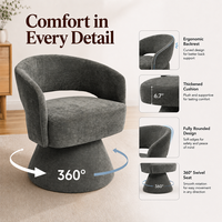 Chaise d'attente pivotante minimaliste en tissu, élégante, durable et rembourrée pour la réception (vente en gros)