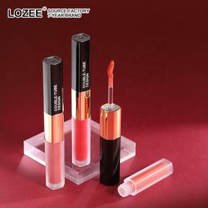 Brillo Labial de Doble Extremo Resistente al Agua LOZEE, Resistente al Sudor y al Agua, Sin Manchas, Incluso en Ambientes Húmedos, Uso en Exteriores y Deportes - Product Image 1