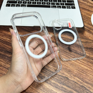 Ốp điện thoại <span class=keywords><strong>iPhone</strong></span> 17 trong suốt, hỗ trợ sạc không dây từ tính, chất liệu PC TPU, dành cho <span class=keywords><strong>iPhone</strong></span> 17 Pro Max, 17 Air, bao bì giấy - Product Image 5