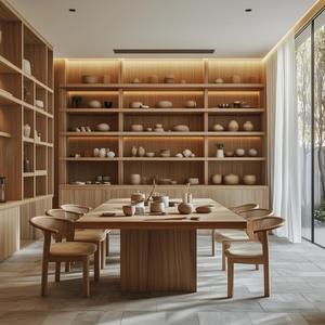 Ensemble de meubles d'hôtel et commerciaux modernes en bois sur mesure, tailles et finitions personnalisables - Product Image 3