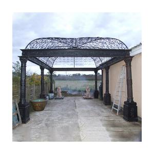 Vente en gros de pavillon de jardin extérieur rond en <span class=keywords><strong>fer</strong></span> <span class=keywords><strong>forgé</strong></span> de grande taille pour la décoration de mariage - Product Image 5