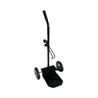 Chariot de jardin en acier personnalisable avec poignée pliable Chariot de déménagement de pots de fleurs robuste Structure de plate-forme supportée par l'OEM