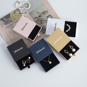 Boîte à bijoux avec insert pour collier et bracelet, emballage en carton, boîte cadeau en papier, boîte de rangement pour bijoux - Product Image 6