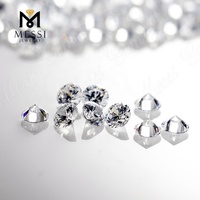 Jour de Noël très bon prix avec certificat IGI rond brillant taille lâche diamant cultivé en laboratoire hpht diamant cultivé en laboratoire cvd
