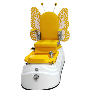 Chaise de bain de pieds électrique pour enfants, motif papillon mignon, pour manucure et relaxation - Fonctionnalité de massage des mains et des pieds - Product Image 1