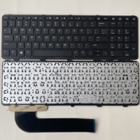 Nouveau clavier d'ordinateur portable américain pour Probook 450 G0/G1/G2/455 G1 avec cadre, Interface USB/PS/2, rétroéclairage LED