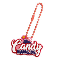 Penutup Kunci Kartun Anime Kustom, Gantungan Kunci Silikon PVC Lucu, Gantungan Kunci Karet, Hadiah Promosi, Penutup Kunci