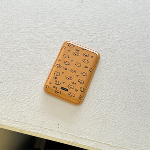 Kaki ours Applicable Magsafe magnétique <span class=keywords><strong>sans</strong></span> <span class=keywords><strong>fil</strong></span> porte-carte <span class=keywords><strong>de</strong></span> <span class=keywords><strong>charge</strong></span> en cuir PU pour iPhone 16 15 14 porte-carte <span class=keywords><strong>de</strong></span> téléphone portable - Product Image 6